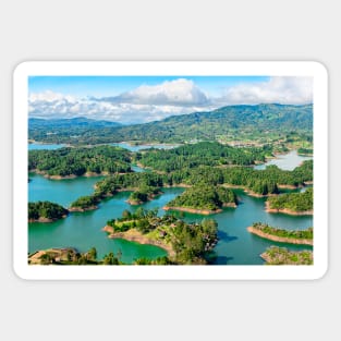 Guatape Lakes3 Columbia Sticker